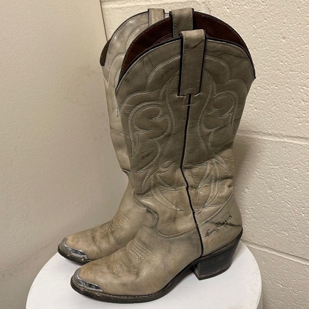 Kenny Rogers western cowgirl boots